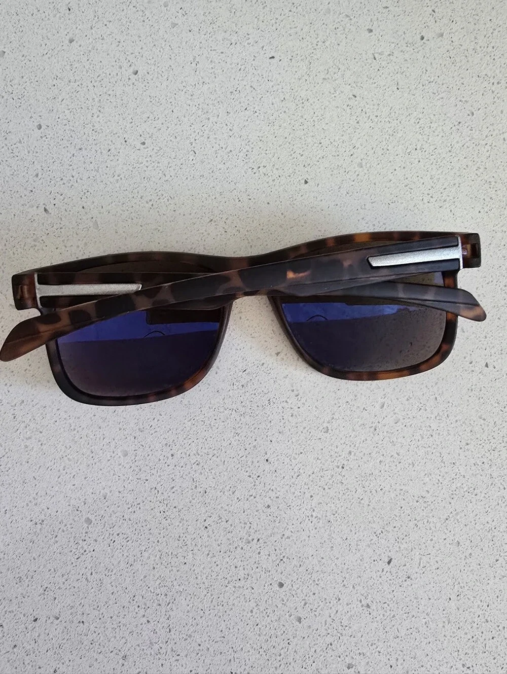 Foster Grant Tortoiseshell Rectangle Sunglasses with Brown Lenses
